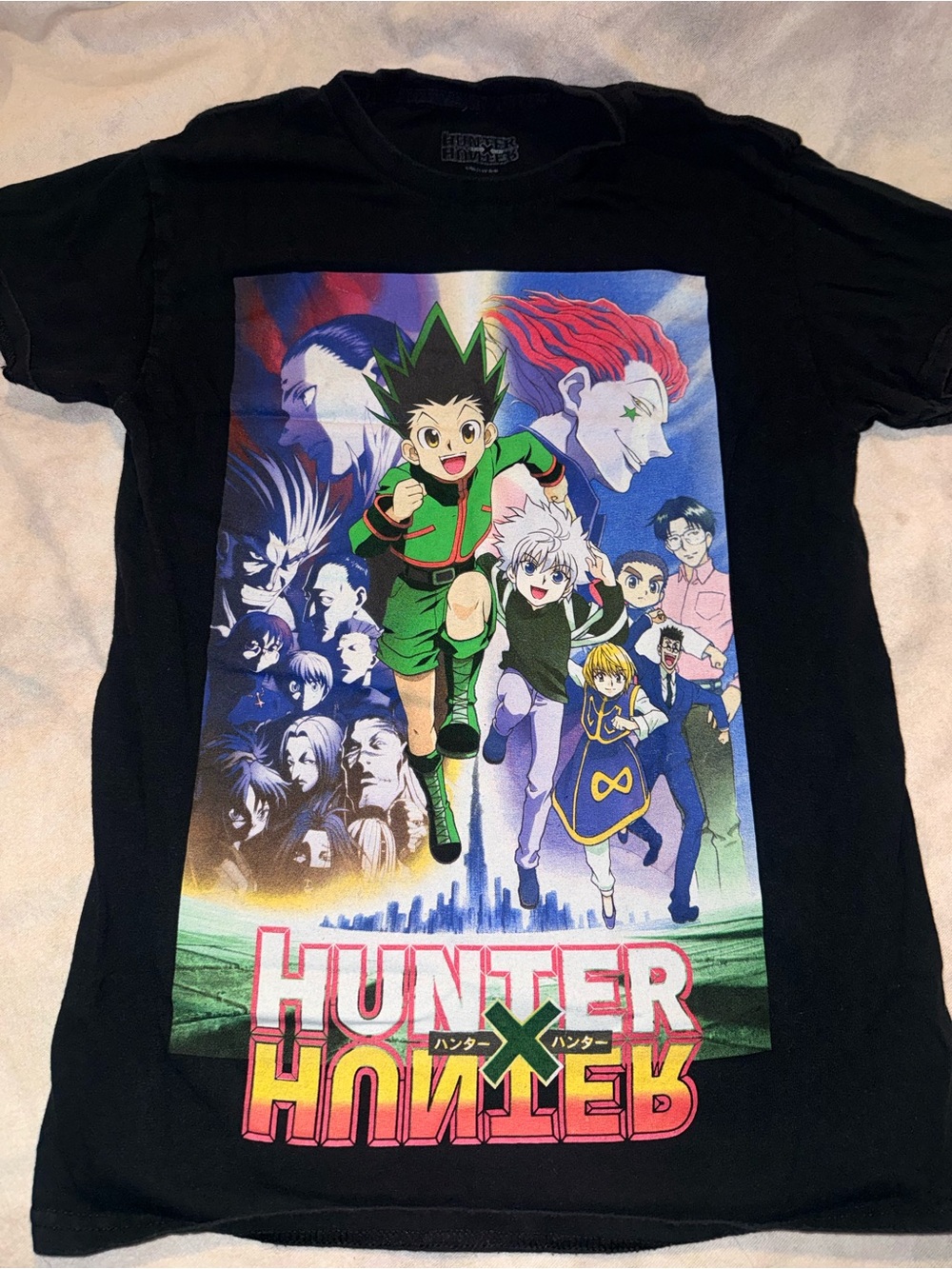 Hunter x Hunter Black Graphic Short Sleeve Tee